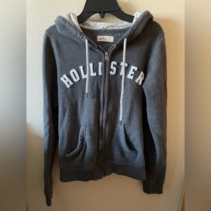 Hollister Zip Up Hoodie Sz medium